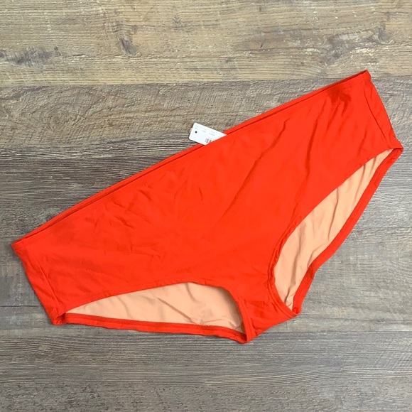 J.Crew Size 3X Boy Short Bikini Bottom Bright Cerise NEW‎ - Picture 2 of 9